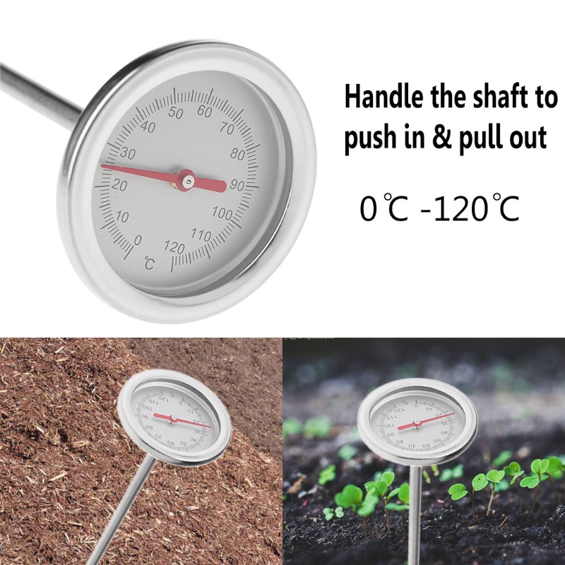 50cm Premium Stainless Steel Compost Soil Thermomet..